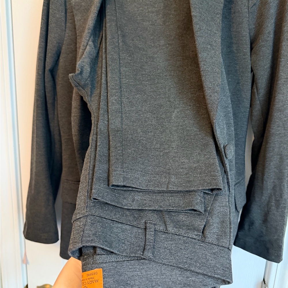 MARY CRAFTS Women's Gray Blazer and Pants Set Size 6 - Picture 5 of 6